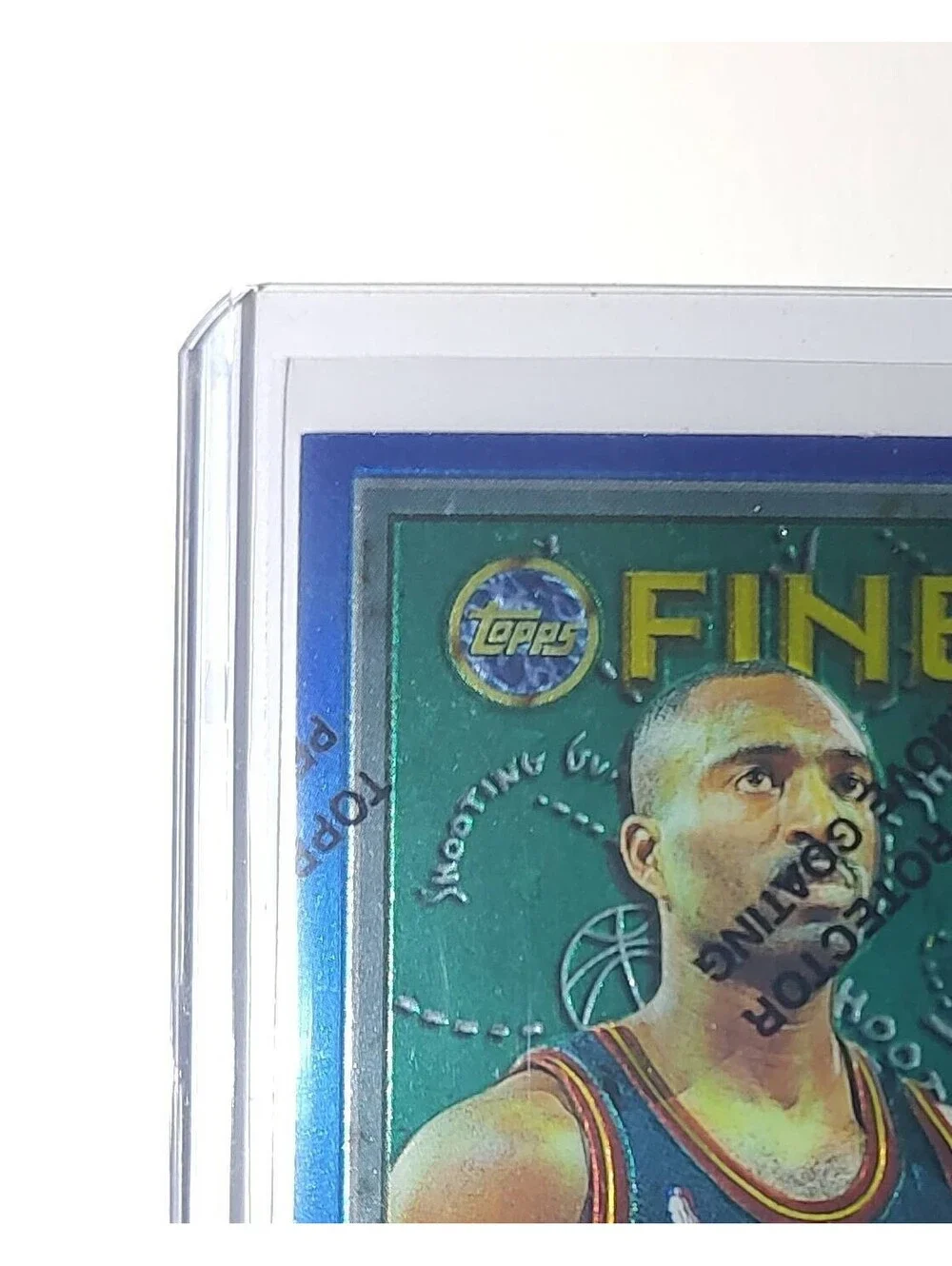 Hersey Hawkins 1995-96 Topps Finest NBA #235 Card SuperSonics